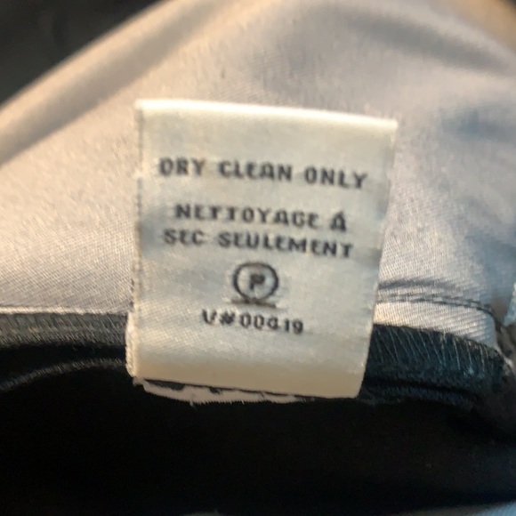 DIANE von FURSTENBERG Black Straight Trouser Pants Size 0 - Picture 13 of 13